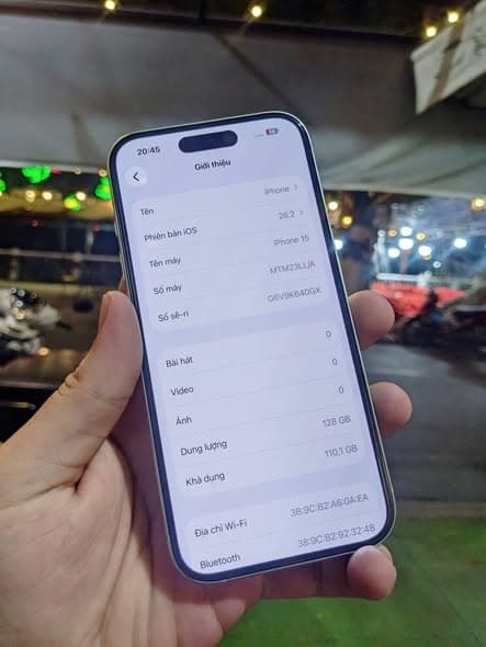 Iphone 15 Thường 128Gb Lock Fix Quốc Tế
